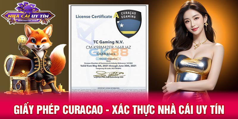 Giấy phép Curacao – xác thực nhà cái uy tín