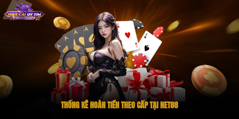 Thống kê hoàn tiền theo cấp tại NET88