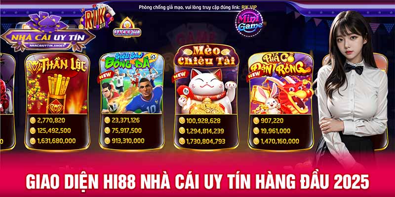 Thưởng 100% giá trị nạp lần đầu tại Rikvip